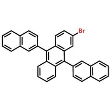2-Bromo-9,10-bis (2-naphthalenyl) anthracene，474688-76-1，C34H21Br