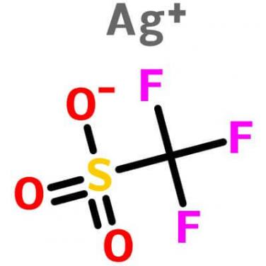 Silver Trifluoromethanesulfonate, 2923-28-6，CF3SO3Ag