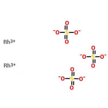Rhodium(III) Sulfate，10489-46-0，Rh2(SO4)3