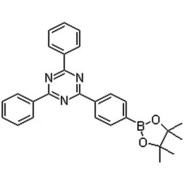 2,4-Diphenyl-6-[4-(4,4,5,5-tetramethyl-1,3,2-dioxaborolan-2-yl)phenyl]-1,3,5-triazine，1219956-23-6，C27H26BN3O2