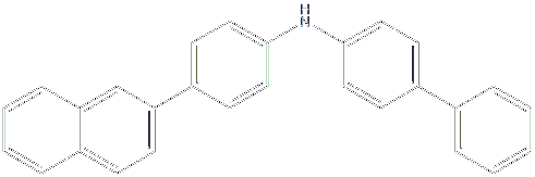 N-[4-(2-Naphthalenyl)phenyl]-[1,1'-biphneyl]-4-amine, 897921-60-7,  C28H21N