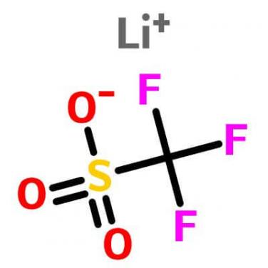 Lithium trifluorome- thanesulfonate , 33454-82-9 , CF3LiO3S