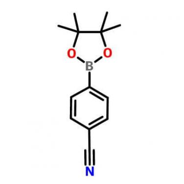 4-(4,4,5,5-Tetramethyl-1,3,2-dioxaborolan-2-yl)benzonitrile_171364-82-2_C13H16BNO2