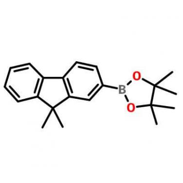 2-(4,4,5,5-Tetramethyl-1,3,2-dioxaborolane-2-yl)-9,9-dimethylfluoren_569343-09-5_C21H25BO2