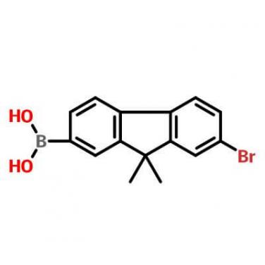 2-Boronic acid-7-bromo-9,9'-dimethylfluoren _1213768-48-9_C15H14BBrO2