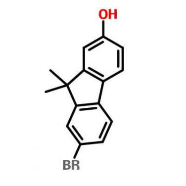 9H-Fluoren-2-ol, 7-bromo-9,9-dimethyl-_1256619-51-8_C15H13BrO