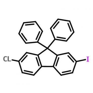 9H-Fluorene, 2-chloro-7-iodo-9,9-diphenyl-_851119-15-8_C25H16ClI