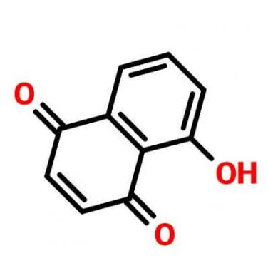 5-Hydroxy-1,4-naphthalenedione_481-39-0_C10H6O3