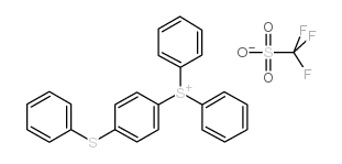 (4-Phenylthiophenyl)diphenylsulfonium triflate_111281-12-0_C25H19F3O3S3