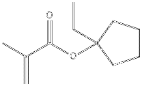 1-Ethylcyclopentyl methacrylate_266308-58-1_C11H18O2