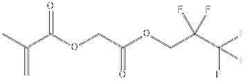 2-oxo-2-(2,2,3,3,3-pentafluoropropoxy)ethyl methacrylate_1176273-16-7
