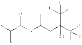 5,5,5-Trifluoro-4-hydroxy-4-(trifluoromethyl)pentan-2-yl methacrylate _CAS:630414-85-6