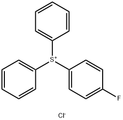 Sulfonium, (4-fluorophenyl)diphenyl-, chloride (1:1)​_CAS:1261290-16-7
