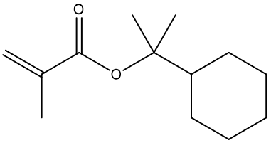2-cyclohexylpropan-2-yl methacrylate_186585-56-8_C13H22O2