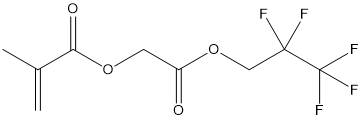 2-oxo-2-(2,2,3,3,3-pentafluoropropoxy)ethyl methacrylate_1176273-16-7