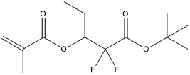 2,2-Difluoro-3-[(2-Methyl-1-oxo-2-propen-1-yl)oxy]pentanoic acid 1,1-diMethylethyl ester_CAS:1092693-73-6