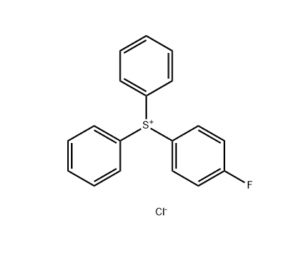 Sulfonium, (4-fluorophenyl)diphenyl-, chloride (1:1)​_CAS:1261290-16-7