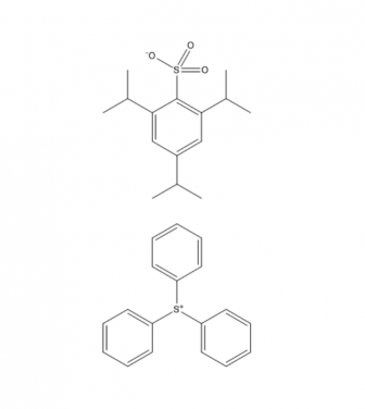 sulfonium,triphenyl-,2,4,6-tris(1-methylethyl)benzenesulfonate(1:1)_CAS:197447-16-8