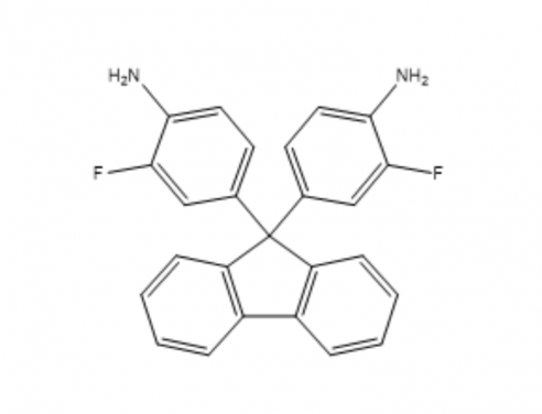 9,9-Bis(3-fluoro -4-aminophenyl )fluor ene (FFDA )_ 127926-65-2_ C25H18F2N2
