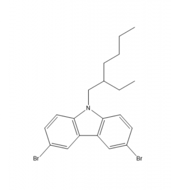3,6- dibroMo-9-(2- ethylhexyl )-9H - carbazole , 173063-52-0 , C20H23Br2N​