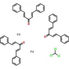 Tris( Dibenzylideneacetone) Dipalladium- Chloroform Adduct , 52522-40-4 , C52H43Cl3O3Pd2