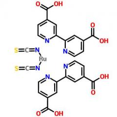 Cis-Bis(Isothiocyanato)Bis(2,2'-Bipyridyl-4,4'-Dicarboxylato)Ruthenium (II)，141460-19-7，C26H16N6O8RuS2