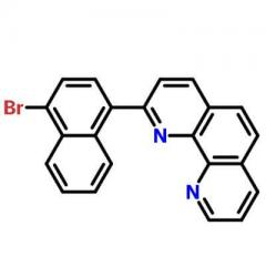 2-(4-Bromo-Naphthalenyl)Phenanthroline, 1853997-27-9，C22H13BrN2