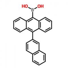 10-(2-Naphthyl)anthracene-9-boronic acid，597554-03-5，C24H17BO2