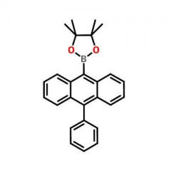 4,4,5,5-Tetramethyl-2-(10-phenyl-9-anthracenyl)-1,3,2-dioxaborolane_460347-59-5_C26H25BO2