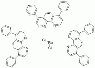 Tris(4,7-diphenyl-1,10-phenanthroline)ruthenium dichloride，36309-88-3，C72H48N6Ru.2Cl