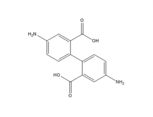 4,4'- diaminobiphenyl-2,2'- dicarboxylic acid_ 17557-76-5_ C14H12N2O4