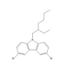 3,6- dibroMo-9-(2- ethylhexyl )-9H - carbazole , 173063-52-0 , C20H23Br2N​