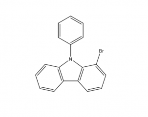 1- BroMo- N- phenylcarbazol , 1333002-37-1 , C18H12BrN​