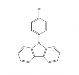 9-(4-Bromophenyl)carbazole , 57102-42-8 , C18H12BrN​