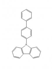 9-(4-Phenylphenyl)carbazole , 6299-16-7 , C24H17N​