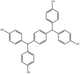 Phenol, 4,4',4'',4'''-(1,4-phenylenedimethylidyne)tetrakis- _CAS:18066-45-0