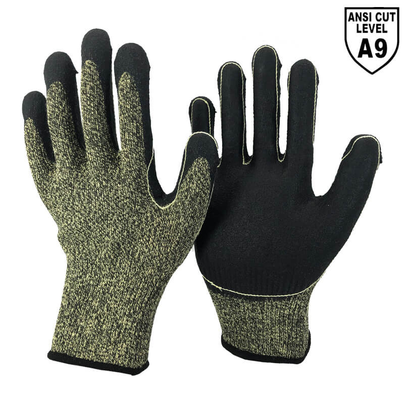 Manufacturer Quality ANSI Cut A9 Cut Resistant Knitted Liner Palm