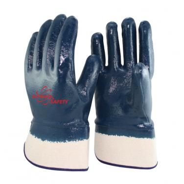 Jersey Liner Heavy Duty Nitrile Coated Gloves NBR4530