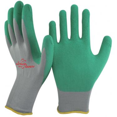 13 Gauge Nylon Knitted Liner Foam Latex Palm Coated Work Gloves NM1350F