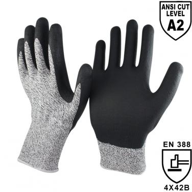 13 Gauge Cut Resistant liner Micro Foam Nitrile Coated Glove DY1350FRB