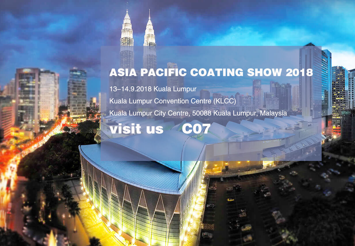 Asian Pacific Coating Show, APCS 2018 se celebrará en Kuala Lumpur