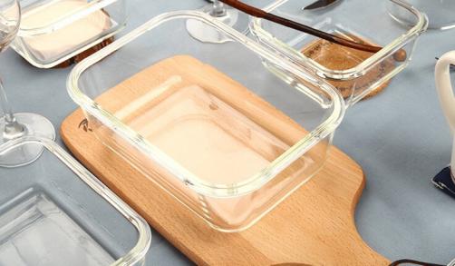 Heat resistant glass boron silicon fresh-keeping box