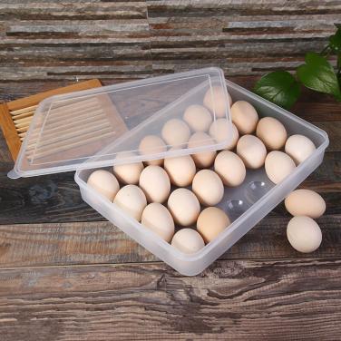 Plastic egg storage box