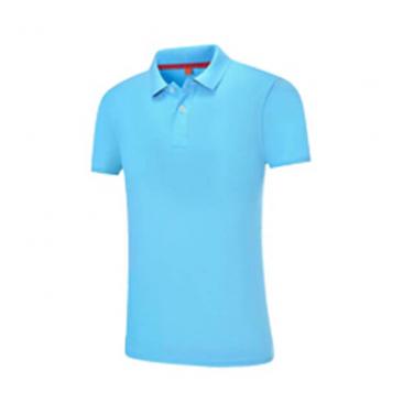Summer casual wear plain short sleeve slim fit shirt for men and sport wear