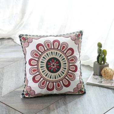 Towel Embroidery Sofa Pillow Case Cushion Cover Home Decoration