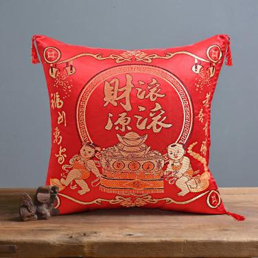 High Quality Brocade Cushion For Chinese Traditional Wedding