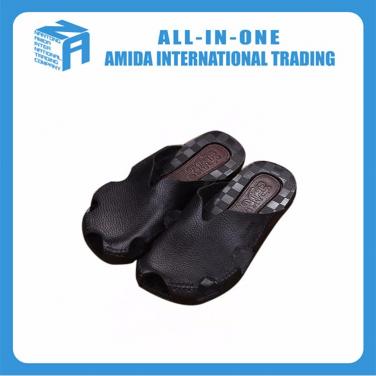 trend summer sandals anti-skid anti-collision breathable lightweight Pu custom logo men Slippers summer