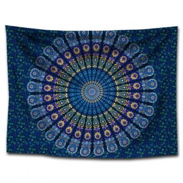 Large Indian Mandala Tapestry Digital Printed Wall Hangings 3D Printing Dorm Decor Tapestry