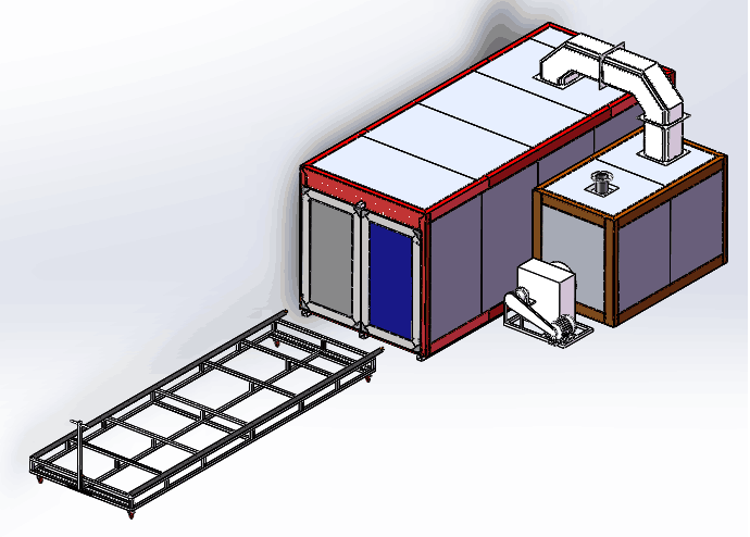 Gas/Electric Powder Coating Oven Design
