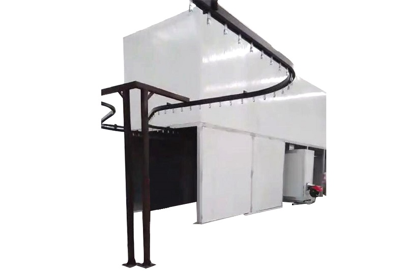 Tunnel powder coating oven